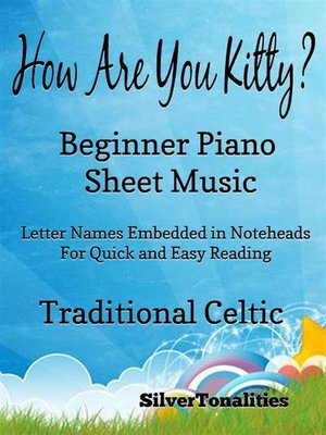 cover image of How Are You Kitty Beginner Piano Sheet Music